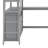 Loft Bed With Desk And Shelves,Drawers-1597874501