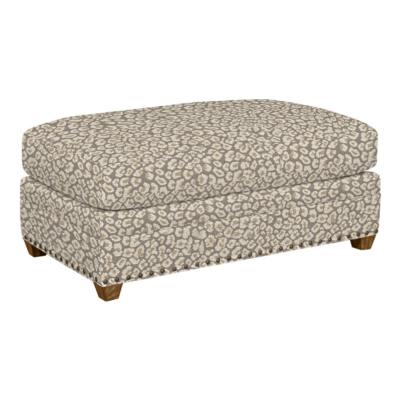 Fairgrove 44" Ottoman & Half, Havana, Tuck Linen, Yes