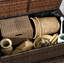 Boîte de rangement en PE en rotin pour osier et rangement pour chaussures-121840227