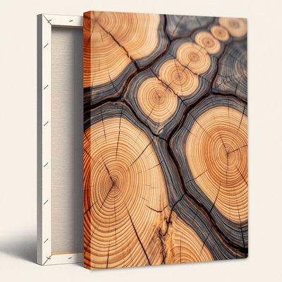 Art mural sur toile en bois