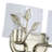 Floriant 2-Light Vanity Light with Hammered Water Glass-357638399