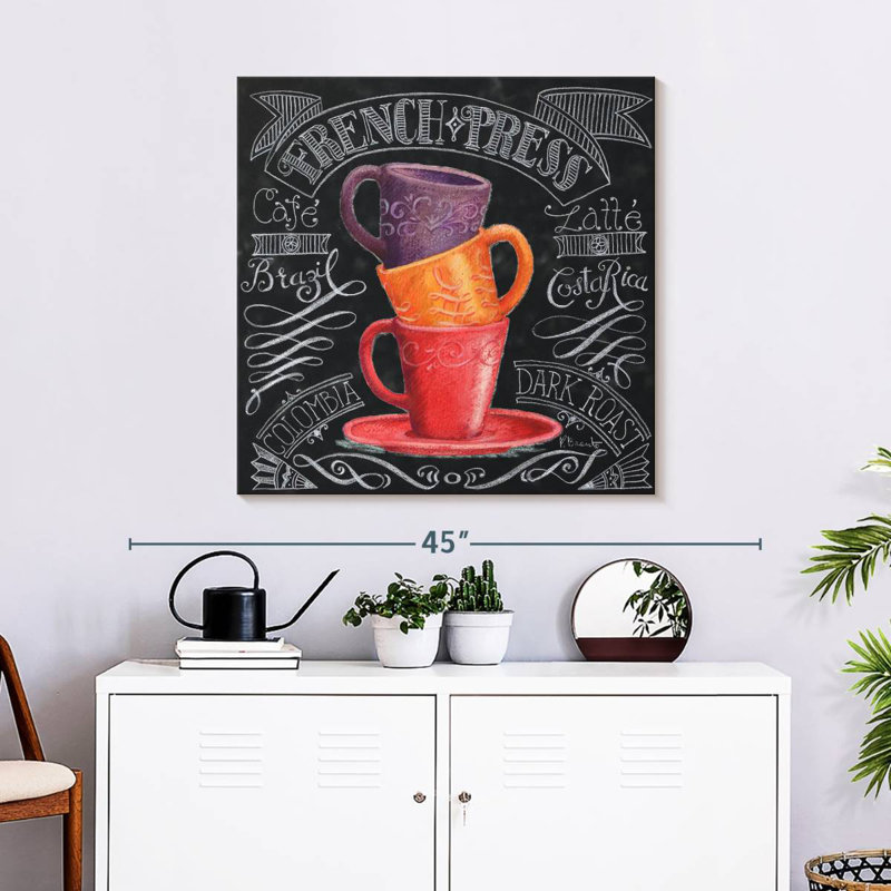 Tableau noir Yarlin Coffee II, H 30 po x l 30 po