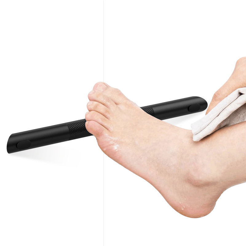 Barre de repos pour pieds de rasage en noir mat Obsidian, Noir mat