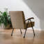100% Polyester Upholstered Accent Side Chair
