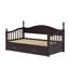 Lit de jour simple en bois avec lit gigogne double Rosamond-546882329