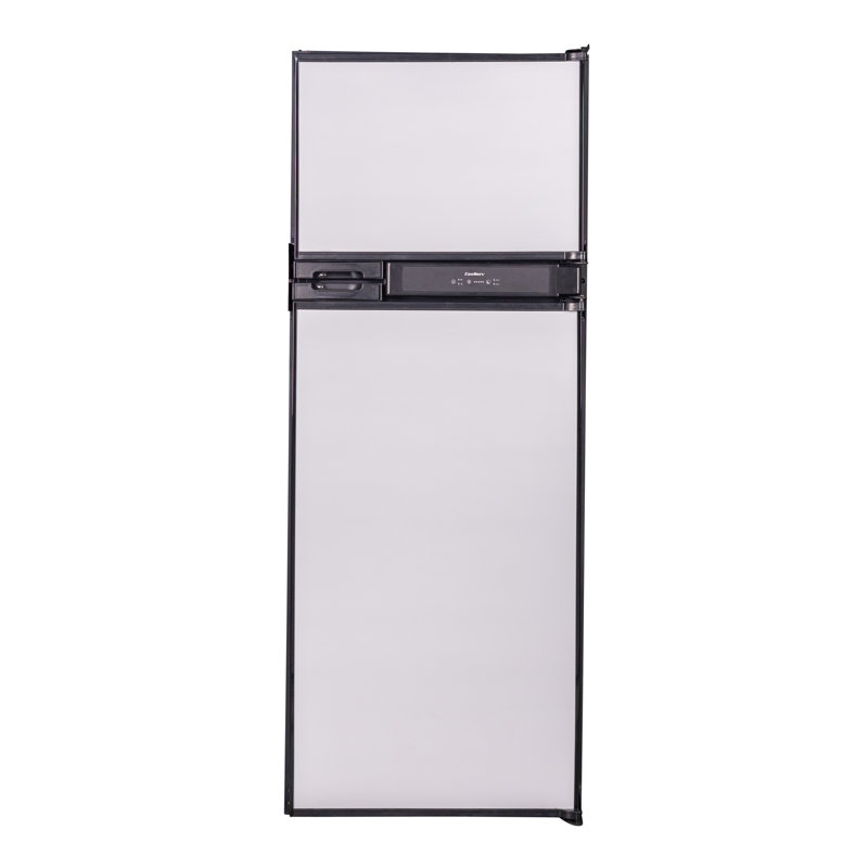 Réfrigérateur-congélateur conservateur en acier inoxydable 12V / DC 10cf pour 2 portes