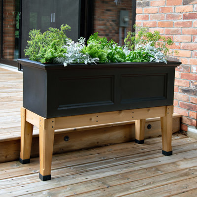 Arvester Resin Window Box Planter with Water Reservoir