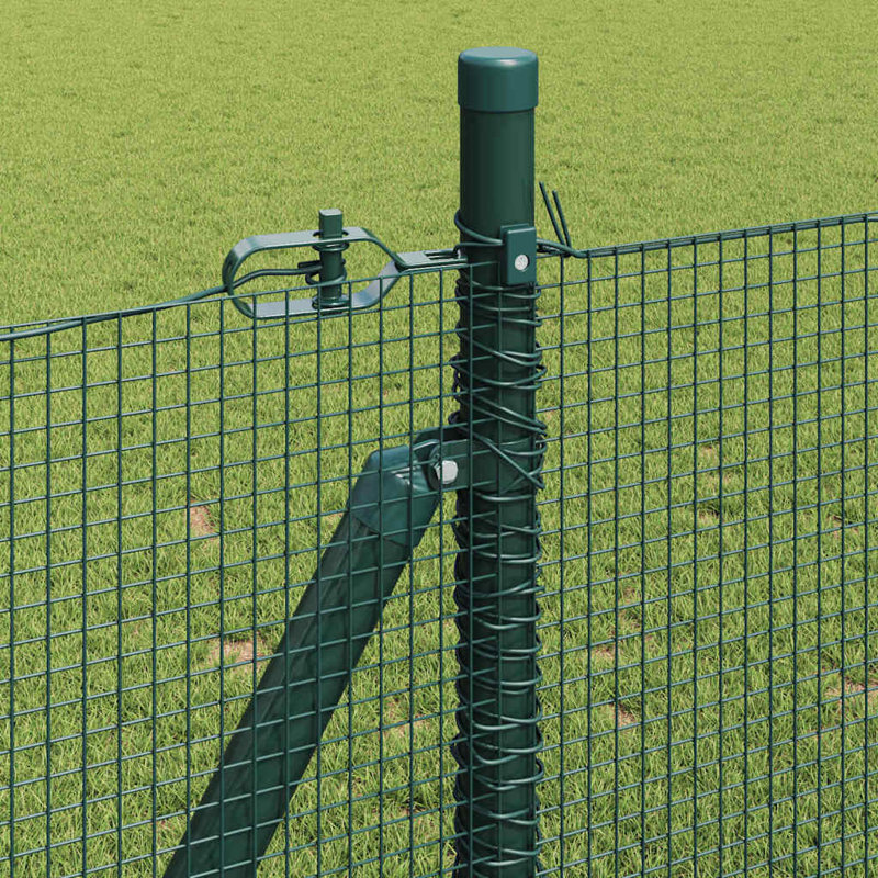 Steel Fencing Kits, 100cm H x 2500cm x 3.2cm D, Green