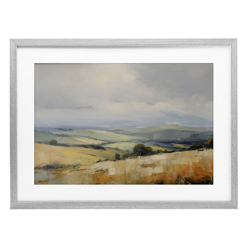 «Neverender Landscape Horizon», reproduction encadrée sous verre, design par LSR Creative Studio, H 17 po x l 23 po