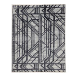 Hand Knotted Abstract Area Rug