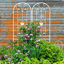 Treillis polyvalent antirouille pour les plantes d'extérieur, rehaussant la beauté du jardin-801664087-801664084