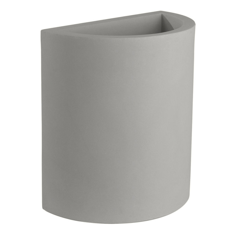 Medio Resin Pot Planter, Steel