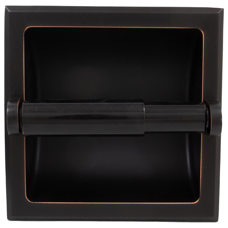 Porte-papier hygiénique encastré Lakewood, Bronze Vintage