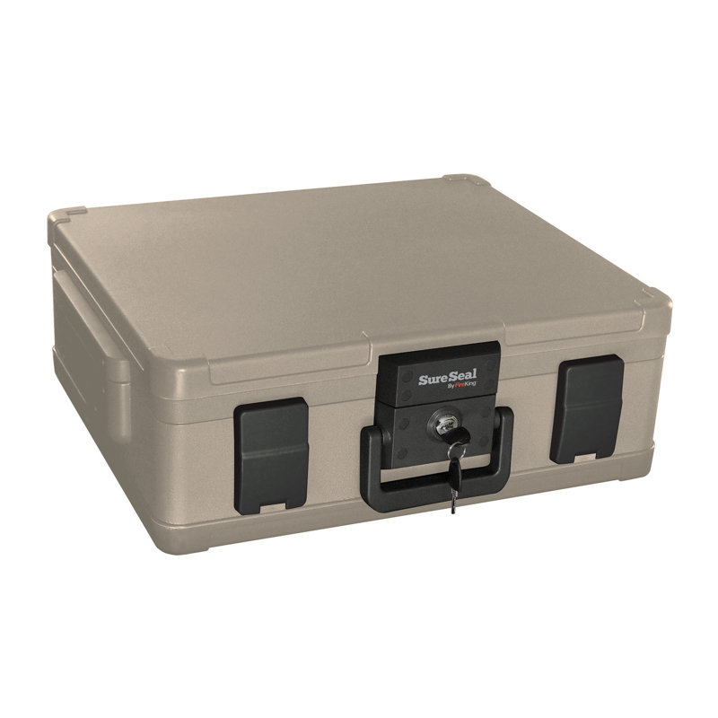 Fire And Water Chest Safe Box Lock, 0.38 CuFt