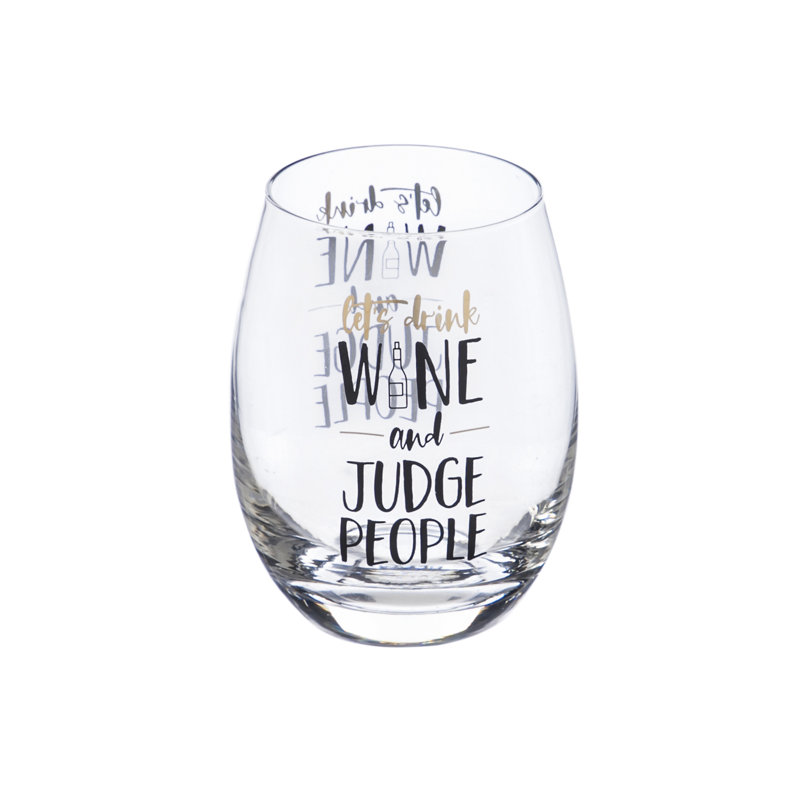 Verre à vin sans pied 17 oz à boisson