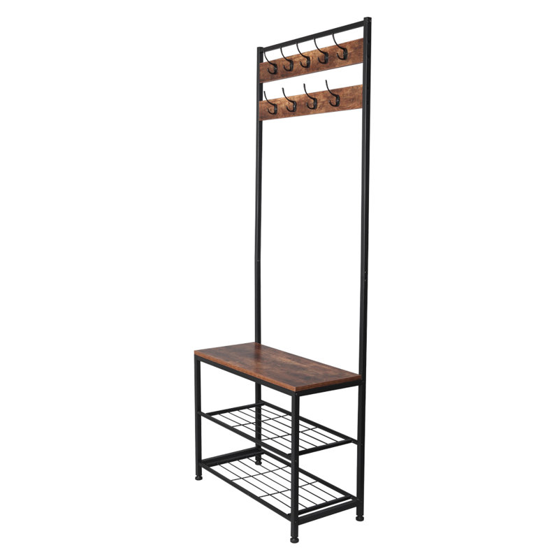 Rangement pour chaussures et porte-chaussures Sola, Brun