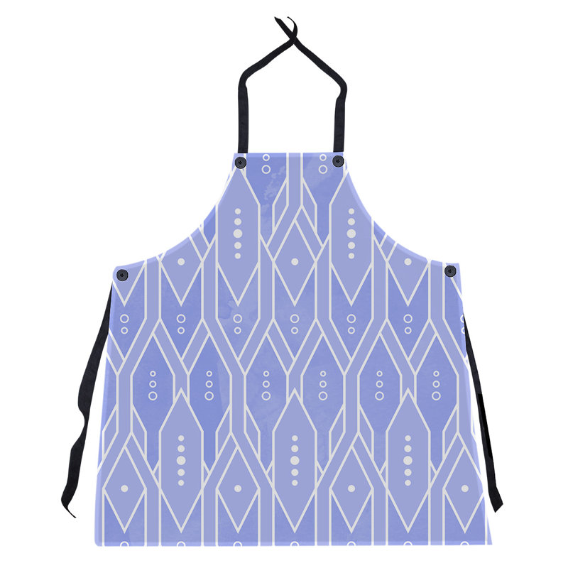Tablier de treillis, bleu