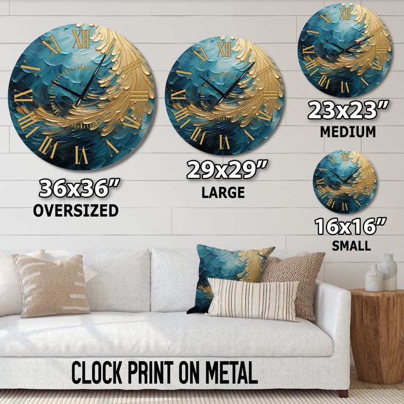 Horloge murale Golden, Grand