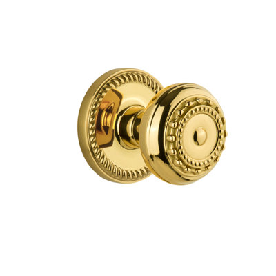 Grandeur Newport Rosette Privacy with Parthenon Door Knob