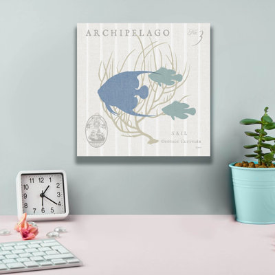 Epic Graffiti 'Island Findings 4 Blue' by Sue Schlabach Canvas Wall Art