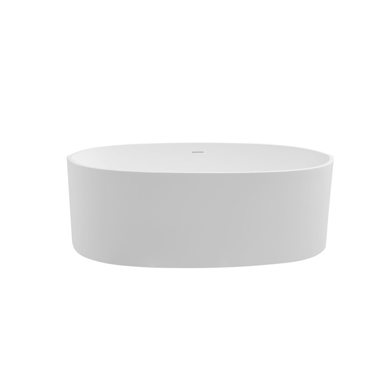 65" Freestanding Solid Surface Bathtub