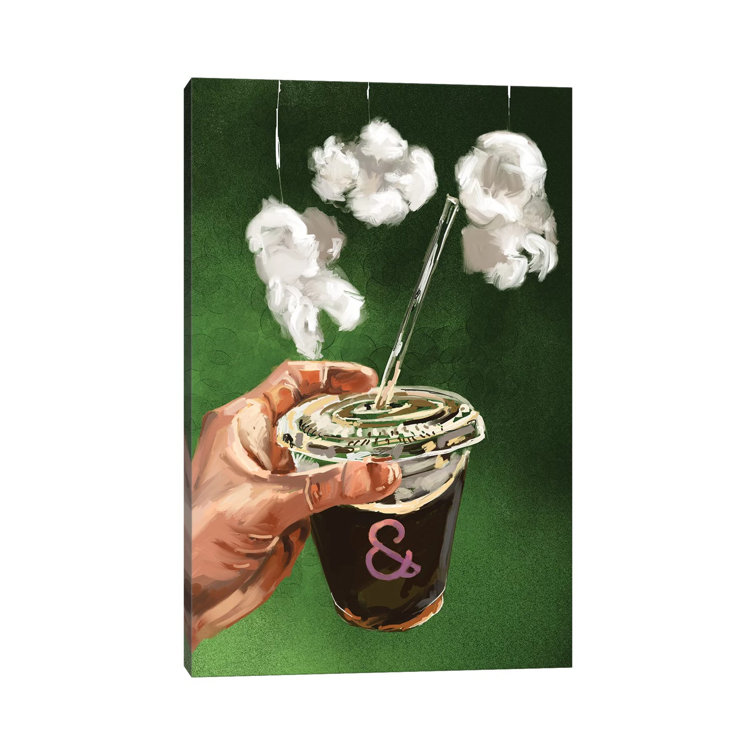 Coffee To Go by Sunflowerman - Gallery-Wrapped Canvas Giclée on Canvas