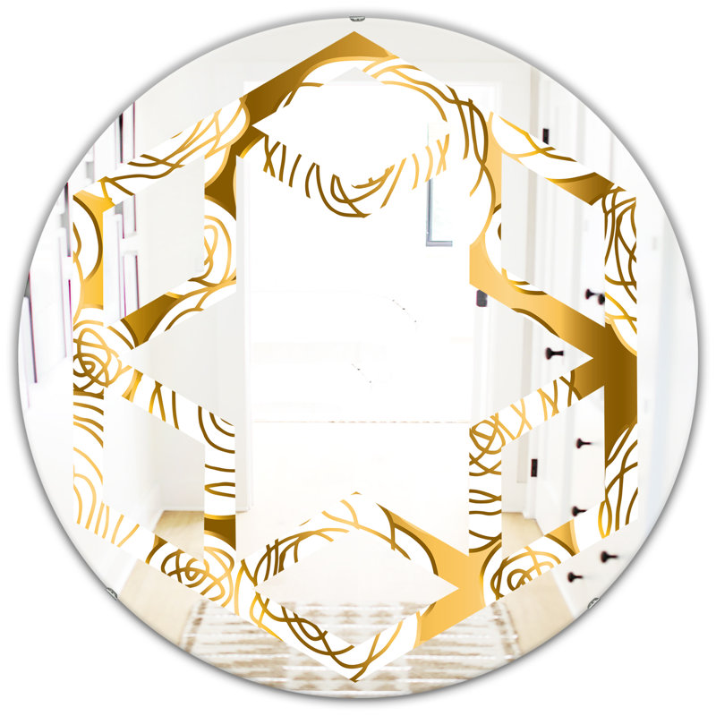 Miroir mural Floral III, H 31,5 po x l po