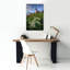 Toile épique Graffiti «Tall White Asters At West Quoddy Head» par Rick Berk, 18 po x 26 po-109176655