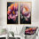 «Blooming Gerbera Daisy Flowers», 2 pièces sur toile