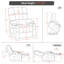 Fauteuil inclinable électrique de 27,2 po Syeda-113564148
