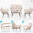 Outdoor 4 Pieces Patio Conversation Set With Cushions-1973913284