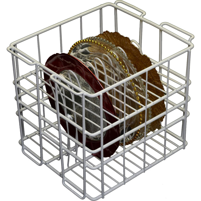 Glass Charger Dish Rinse Basket