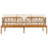 Abdel 5-Person Outdoor Acacia Wood Conversation Set With Cushions And Table