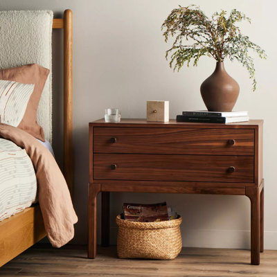 Jacobsen 32'' W Solid Wood Nightstand