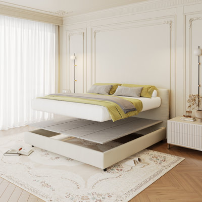 Planche de 0,3 po, panneaux de support de lit pliables, support de matelas à profil bas avec housse