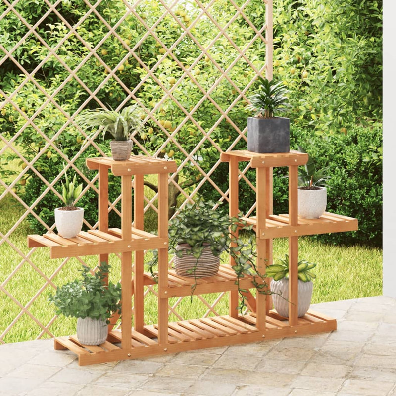 Bathild Plant Stand, Light Brown