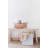 3 Sprouts Recycled Fabric Storage Cube Box Container Organizer - Green Terrazzo-84467067