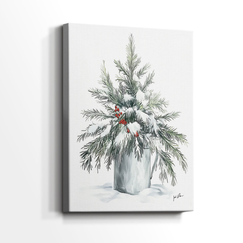 Art des Fêtes de Noël - Toile tendue avec châssis DCCCLxxv, H 18 po x l 12 po