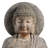 Bruster 28" Outdoor Buddha Water Fountain with LED Lotus Flower and Adjustable Pump – Zen Garden Decor Feature