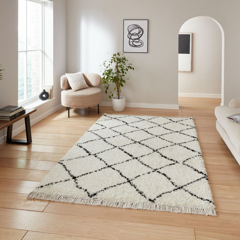 Boho Lavenia Machine Woven Area Rug, Rectangle 3'11" x 5'6"