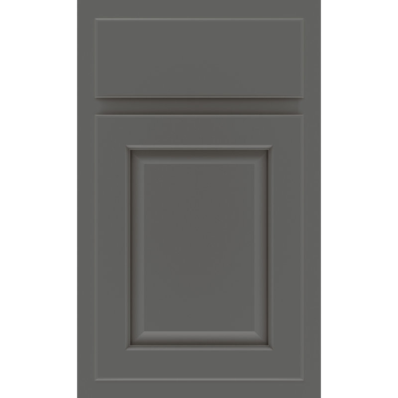 Dwelling Value Elmhurst Door Sample, Cape Gray, Painted Hardwood