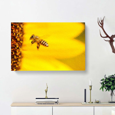 Let Me Bee - Wrapped Canvas Painting