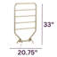 Chauffe-serviettes mural/sur pied Warmrails Traditional-10376813