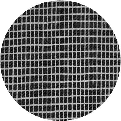 Tapis de zone noire à motifs