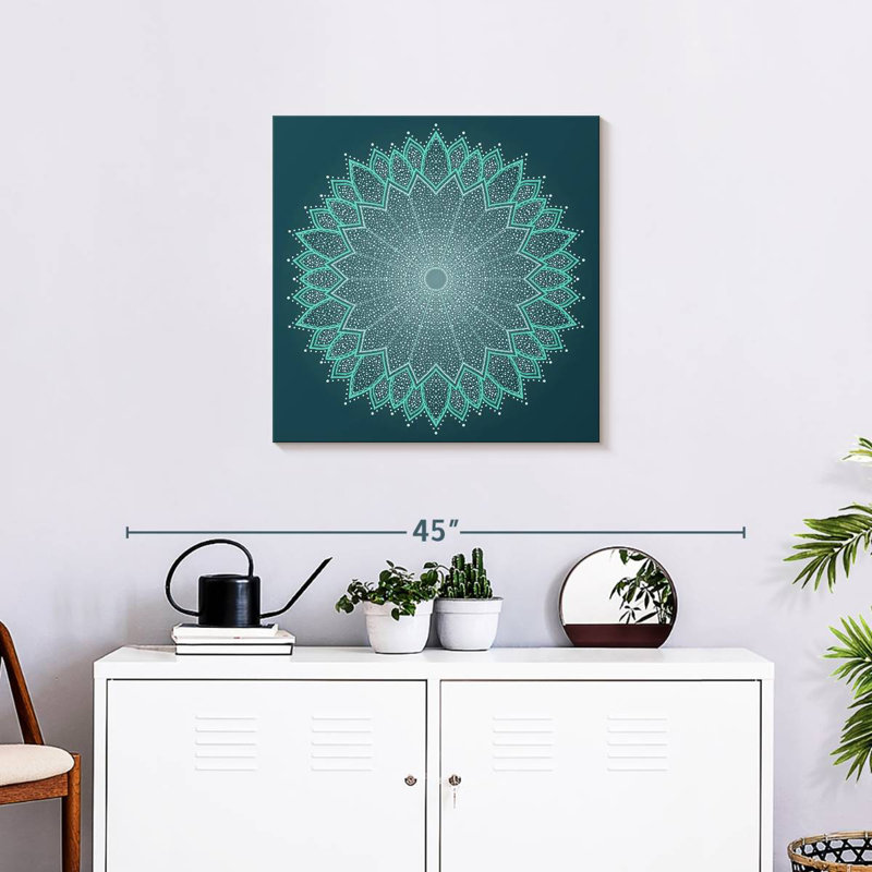 Mandala de couleur turquoise Kerner
