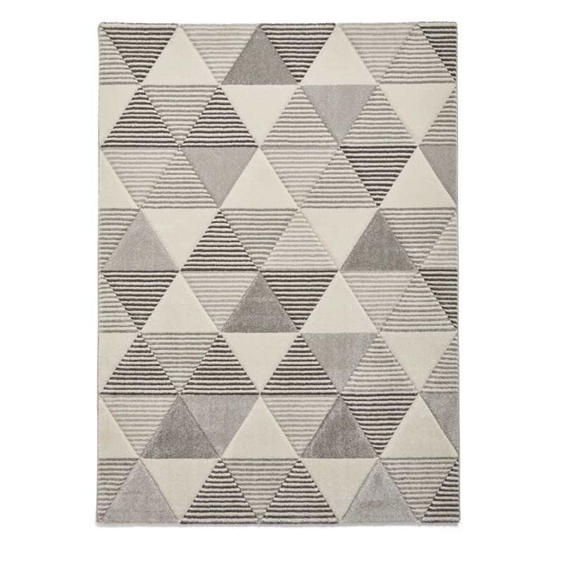 Stanway area rug Machine Woven Rectangle Grey/Beige, Rectangle 160 x 220cm