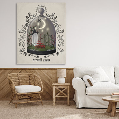 Toile en dôme Spooky Season, design par Giao Williams
