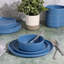 Gibson Home Canyon Crest 12-Piece Stackable Matte Melamine Dinnerware Set-72615067