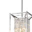 Luminaire suspendu lanterne en cristal 4 lumières Transitional