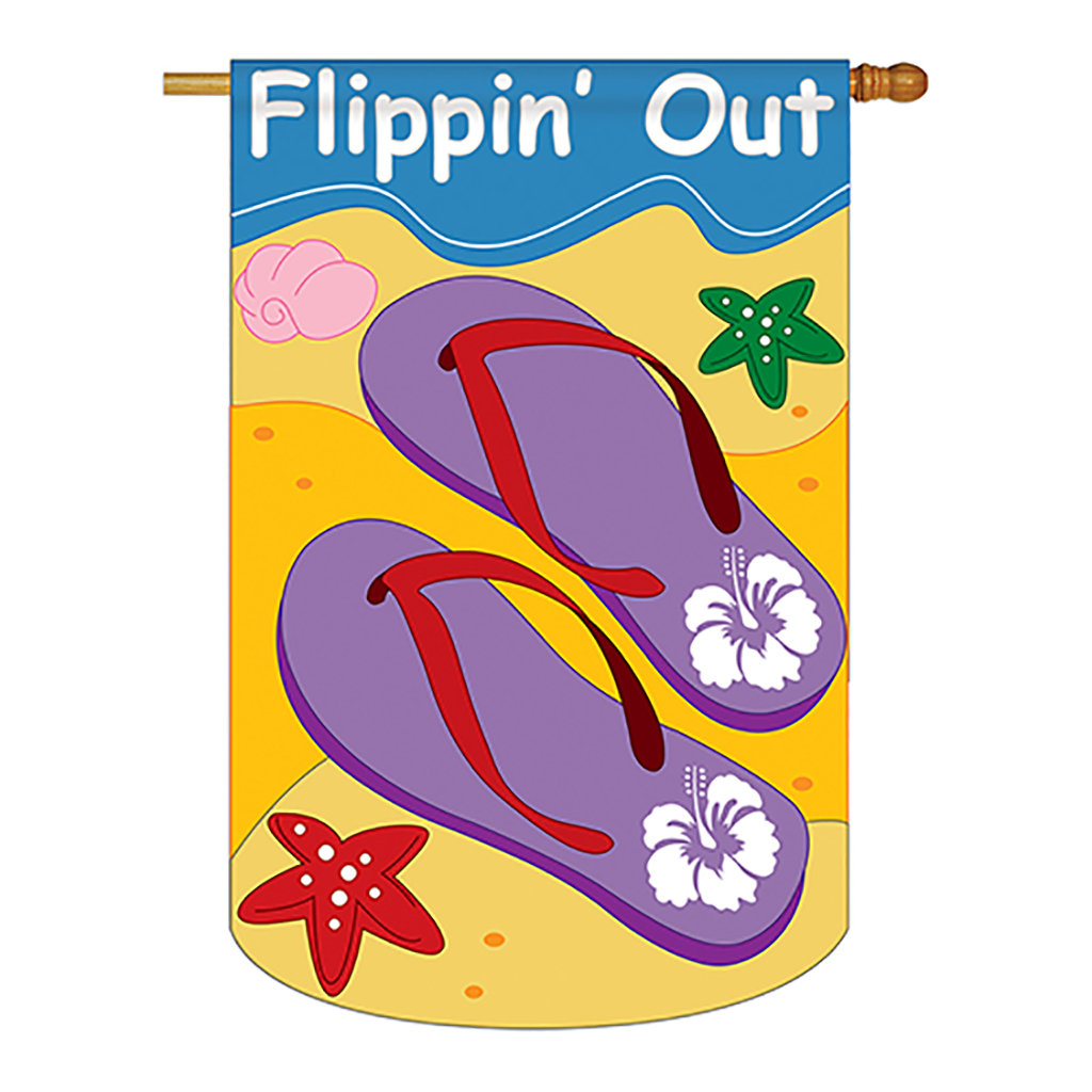 Roberson Double Sided 40'' H x 28'' W Polyester House Flag Highland Dunes